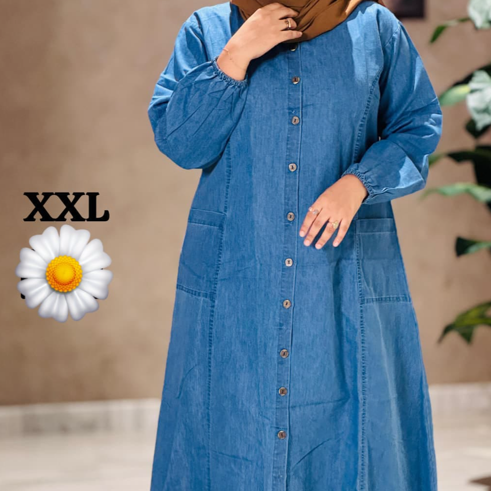 Denim gown