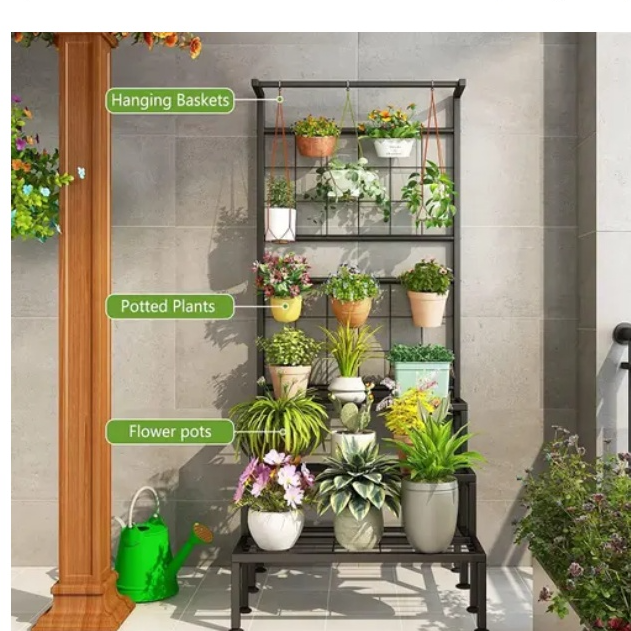 Planter stand for outdoor plant