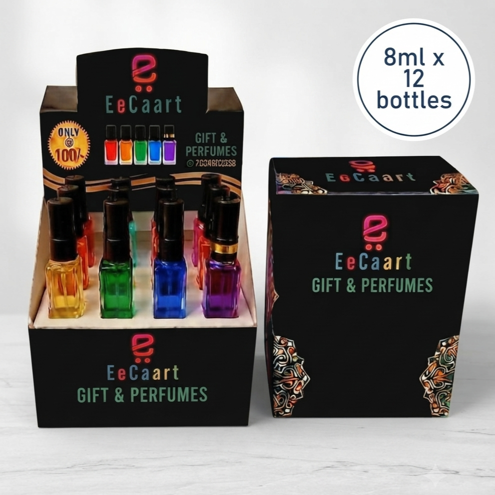 Eecaart Retail Perfume box 8ml 12 bottle