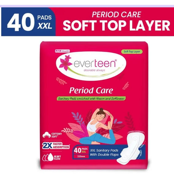 Everteen period care sanitary pads