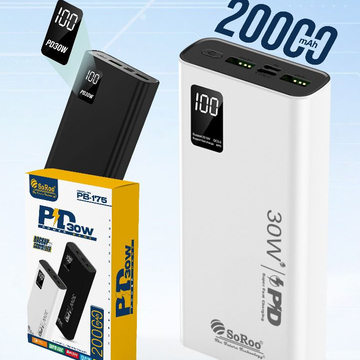 Soro model 175 powerbank 20000 mah