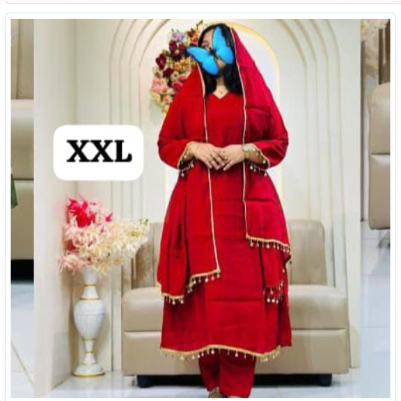 Anarkali.with shawl bottom set*