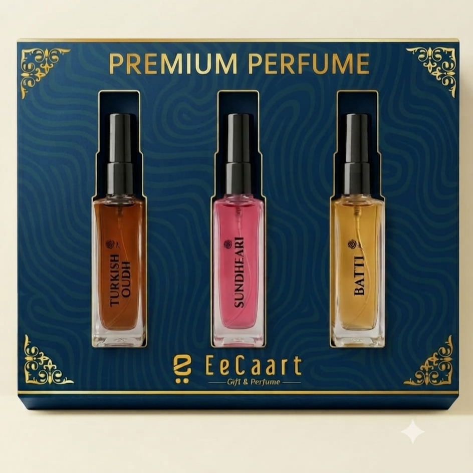 EeCaart Premium Perfume Gift Box 8ml 3 bottles