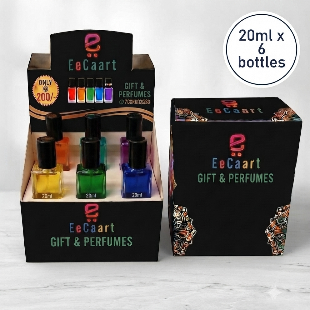 Eecaart Retail Perfume box 20ml 6 bottle